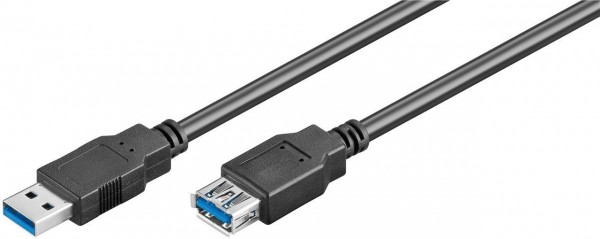 USB Verlängerungskabel USB 3.0, 5m schwarz