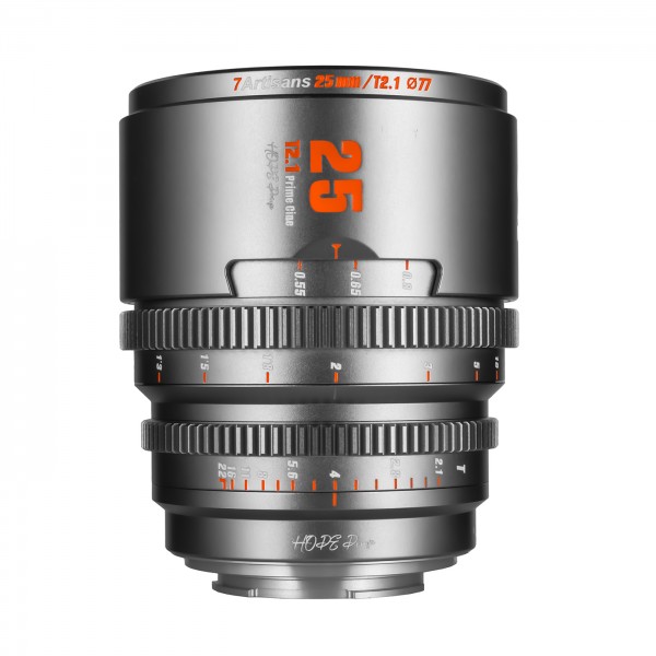 7Artisans Hope 25mm T2.1 titangrau f.CanonRF (S35)