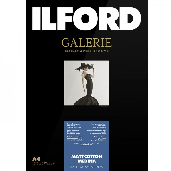 Ilford Galerie Matt Cotton Medina 320g A3 25Bl