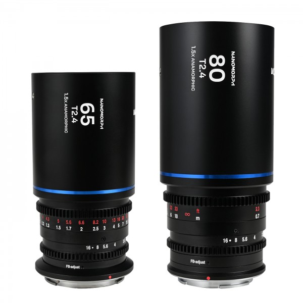 LAOWA Nanomorph S35 Prime 2er-Set blau Fuji X