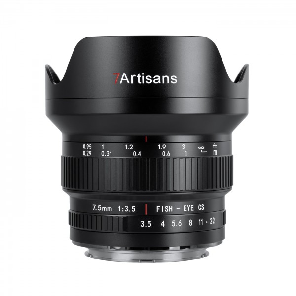 7Artisans 7,5mm f/3,5 Fisheye für Nikon F (APS-C)