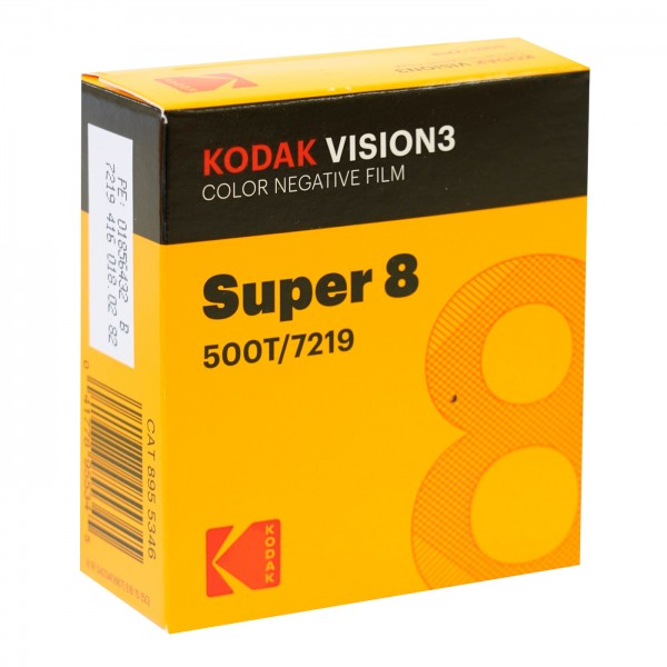 Kodak Vision3 500T 7219, 8 mm x 15 m Schmalfilm