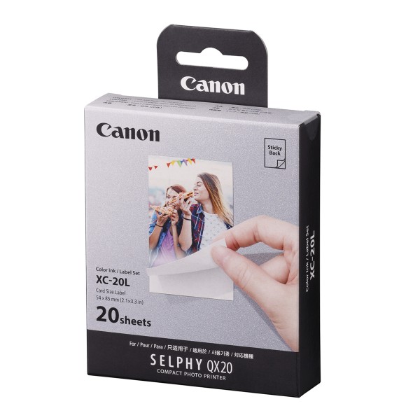 Canon XC-20L Sticker/Ink Set 20 Bl. 54x85 mm