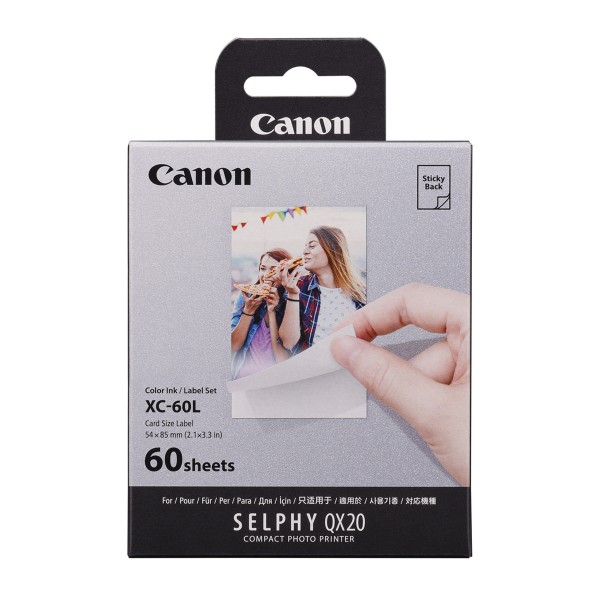 Canon XC-60L Sticker/Ink Set 60 Bl. 54x85 mm